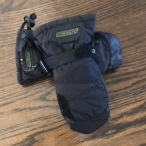 Kids ski mittens